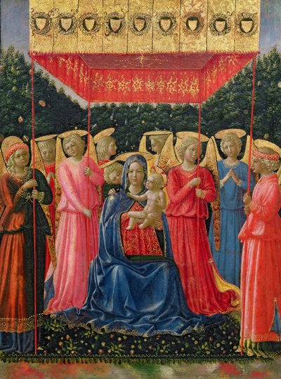 The Virgin and Child with Angels by Fra Angelico